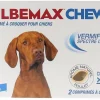 Milbemax Chew vermifuge chiens 5 kg + – 2 comprimés à croquer