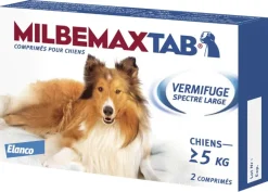 Milbemaxtab comprimé pour chien - boite de 2 comprimés