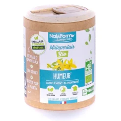 Millepertuis Bio Ecoresponsable Nat&Form - boite de 200 gélules