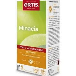 Minacia Forte Estomac action rapide Ortis - boîte de 12 sticks