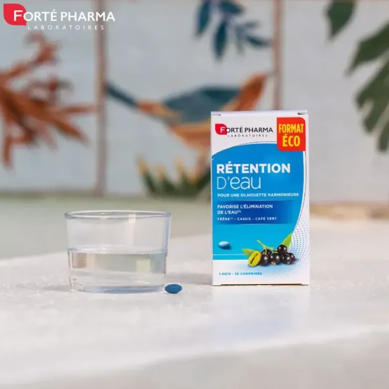 Minceur rétention d'eau Forté Pharma - boite de 56 comprimés