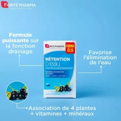 Minceur rétention d'eau Forté Pharma - boite de 56 comprimés