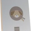 Mini doudou chien attache sucette Doudou et compagnie - boîte avec doudou de 15 cm