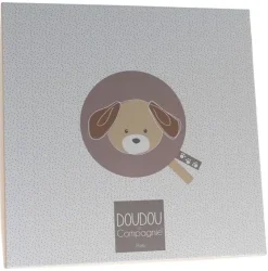 Mini doudou chien Doudou et compagnie - boîte avec doudou de 20 cm