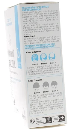Minoxidil Bailleul 2 % application cutanée – 3 flacons de 60 ml