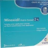 Minoxidil Viatris Conseil 2% - boite de 3 flacons de 60ml