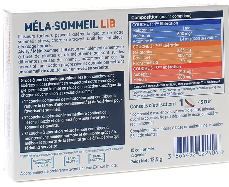 Méla-sommeil Lib Alvityl