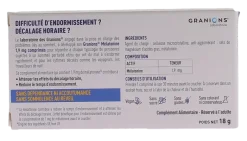 Mélatonine dosage maximum Granions 1,9 mg – 30 comprimés
