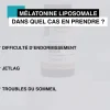 Mélatonine liposomale 1,9mg sommeil Nat&Form - pot de 30 gélules
