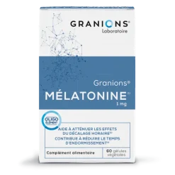 Mélatonine 1 mg gélule Granions - boite de 60 gélules