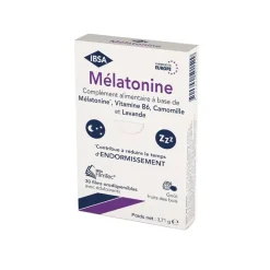 Mélatonine 1,9mg goût fruits des bois Ibsa FilmTec - boite de 30 films orodispersibles