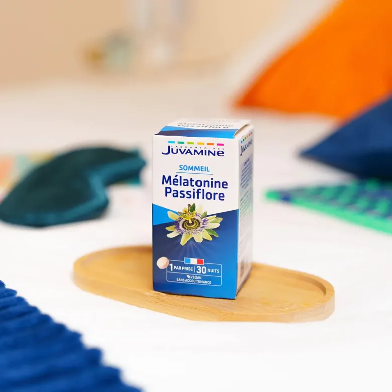 Mélatonine passiflore Juvamine Sommeil