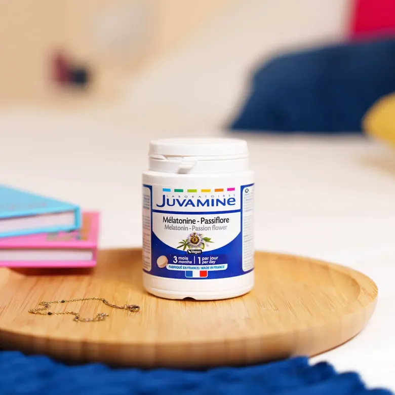 Mélatonine passiflore Juvamine Sommeil