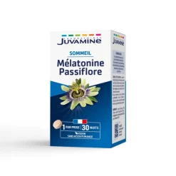 Mélatonine passiflore Juvamine Sommeil