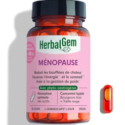 Ménopause Herbalgem - boite de 30 gélules