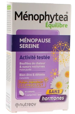 Ménophytea ménopause sereine Nutreov - boite de 30 comprimés