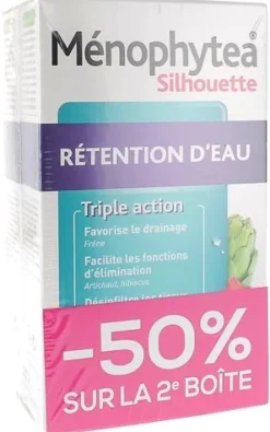 Ménophytea Silhouette rétention d'eau Nutreov - lot de 2 boites de 30 comprimés