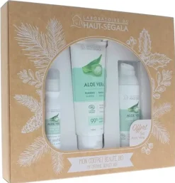 Mon coffret beauté bio à l'aloe-vera Haut-Ségala - coffret contenant 3 produits