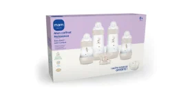 Mon coffret naissance Easy start anti-colique MAM - 4 biberons + 1 sucette + 1 boite doseuse offerte