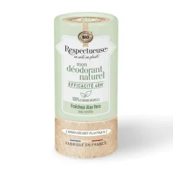 Mon déodorant naturel fraîcheur Aloe Vera bio Respectueuse - stick de 50g