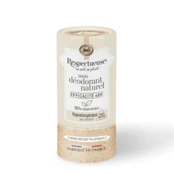Mon déodorant naturel hypoallergénique bio Respectueuse - stick de 50g