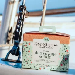 Mon duo voyage solide bio Respectueuse - 2 savons solides de 35g