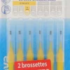 Mono compact étroit 1 mm Inava - 4+2 brossettes interdentaires