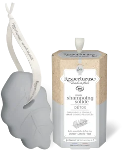 Mon Shampooing solide détox bio Respectueuse - pain de 75 g
