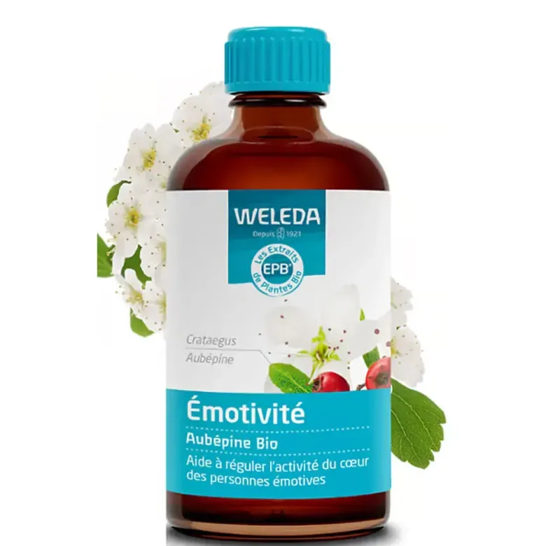 Émotivité Aubépine Bio Weleda - flacon de 100ml