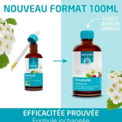Émotivité Aubépine Bio Weleda - flacon de 100ml