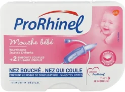 Mouche bébé ProRhinel - boîte contenant un 1 mouche bébé + 2 embouts jetables