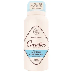 Mousse intime sans rinçage avec antibactérien Cavaillès - flacon de 100ml