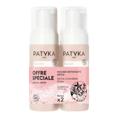 Mousse nettoyante détox bio Clean Patyka