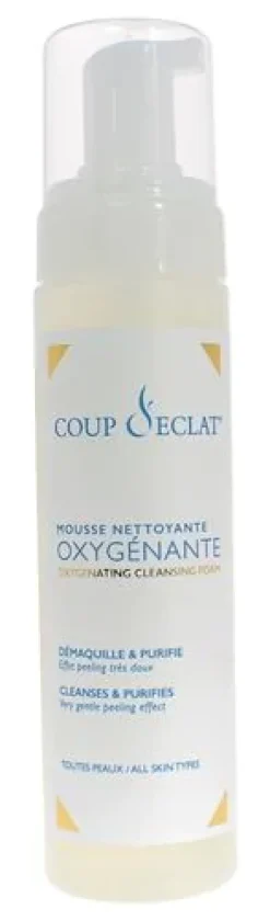 Mousse nettoyante oxygénante Coup d'éclat - flacon-pompe de 200 ml