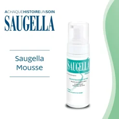 Mousse pour l'hygiène intime Saugella - flacon de 150 ml