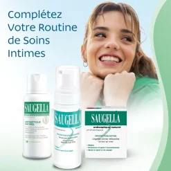 Mousse pour l'hygiène intime Saugella - flacon de 150 ml