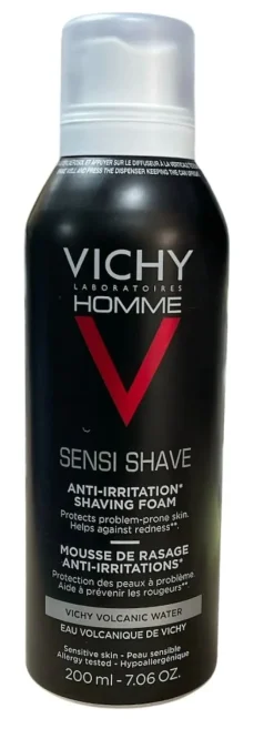 Mousse à raser anti-irritations Vichy homme - flacon de 200ml