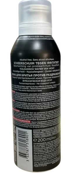 Mousse à raser anti-irritations Vichy homme - flacon de 200ml