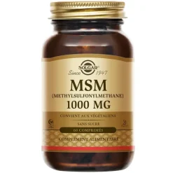 MSM 1000mg Solgar - pot de 60 comprimés
