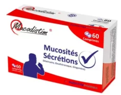 Mucodistim Mucosités et sécrétions AudistimPharma - boite de 60 comprimés