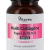 Multi collagène type I, II, II, V, X 1000mg Vitavea - pot de 50 comprimés