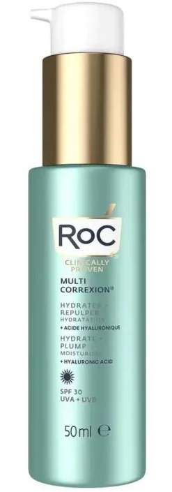 Multi Correxion Gel-crème hydratation SPF30 Hydrater et repulper RoC - flacon-pompe de 50ml