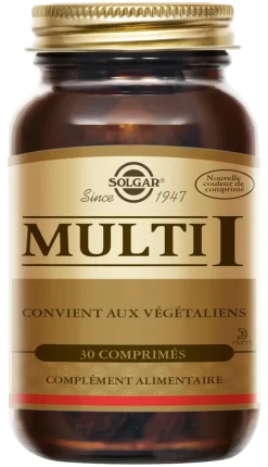 Multi I Solgar - boîte de 30 comprimés