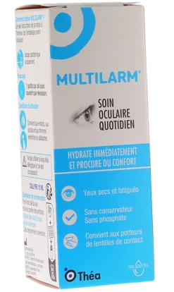 Multilarm collyre soin oculaire quotidien Théa - flacon de 10ml