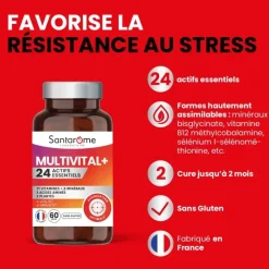 Multivital+ Santarome - pot de 60 gélules