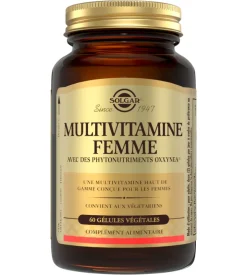 Multivitamine femme Solgar - pot de 60 gélules