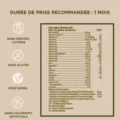 Multivitamine homme Solgar - pot de 60 gélules