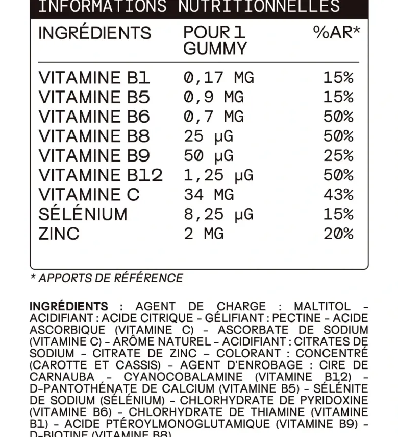 Multivitamines enfants sans sucres Mium Lab - pot de 30 gummies