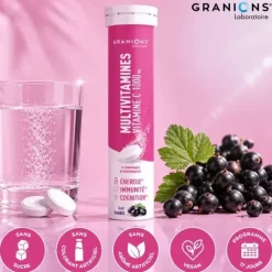 Multivitamines vitamine C 1000mg Granions - tube de 17 comprimés effervescents