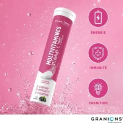 Multivitamines vitamine C 1000mg Granions - tube de 17 comprimés effervescents